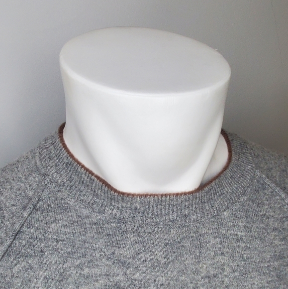 Brunello Cucinelli -size 52/L - Luxury Elegant Gray Cashmere Sweater - Picture 4 of 10